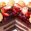 Ollas Essen y algo más - Torta de Chocolate con Frutos Rojos